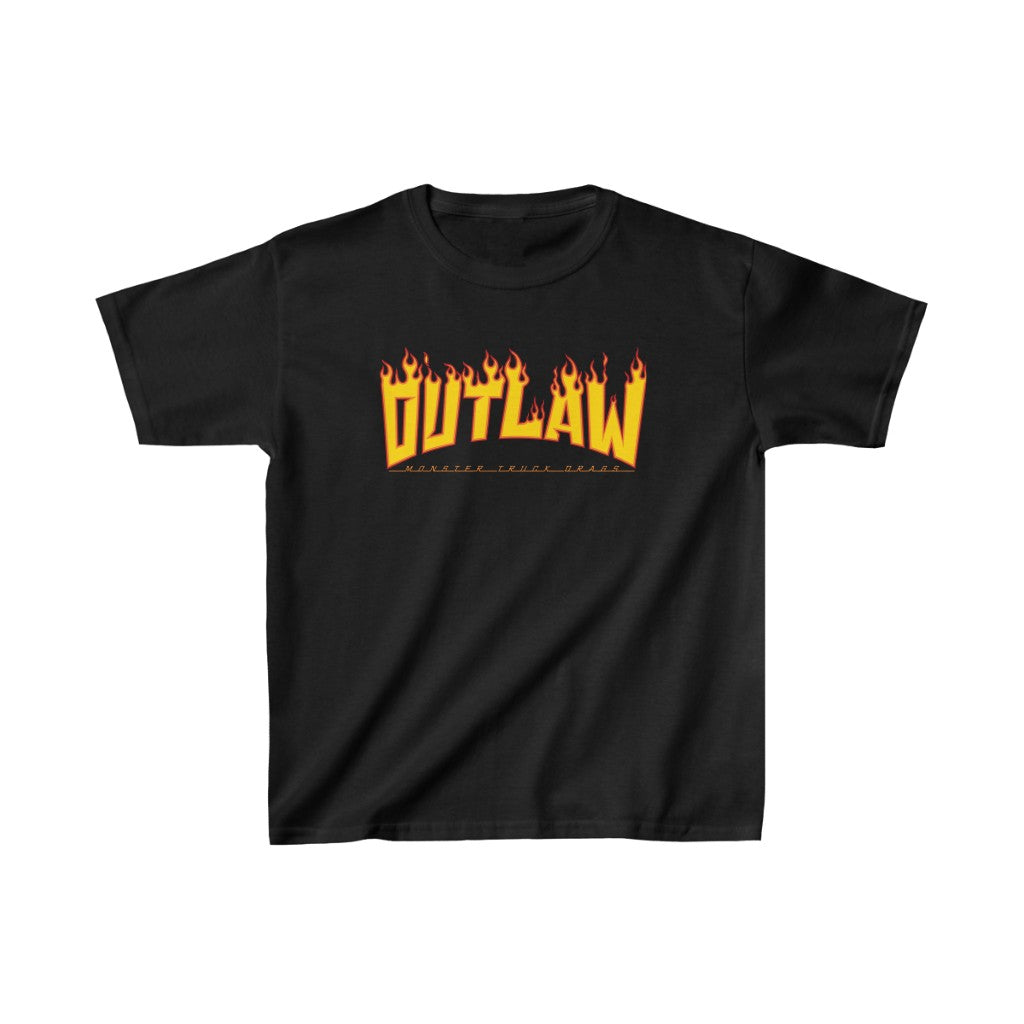 YOUTH SIZE - Outlaw THRASHED Logo Tee